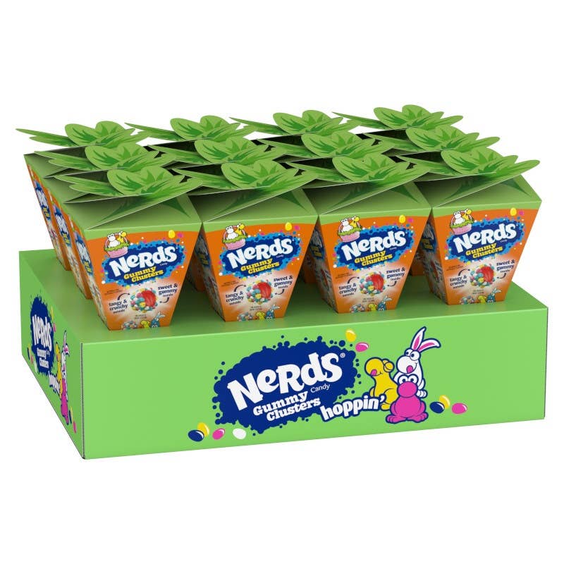 Nerds Easter Gummy Cluster Carrot, 3oz, 12ct Display