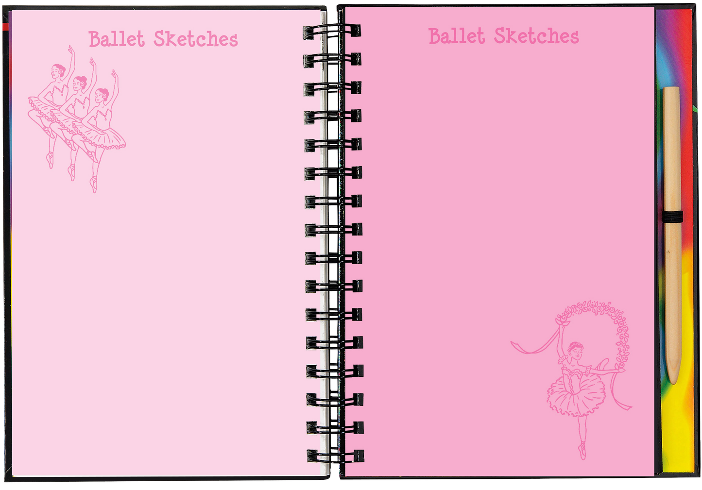 Scratch & Sketch Ballet (Trace Along)