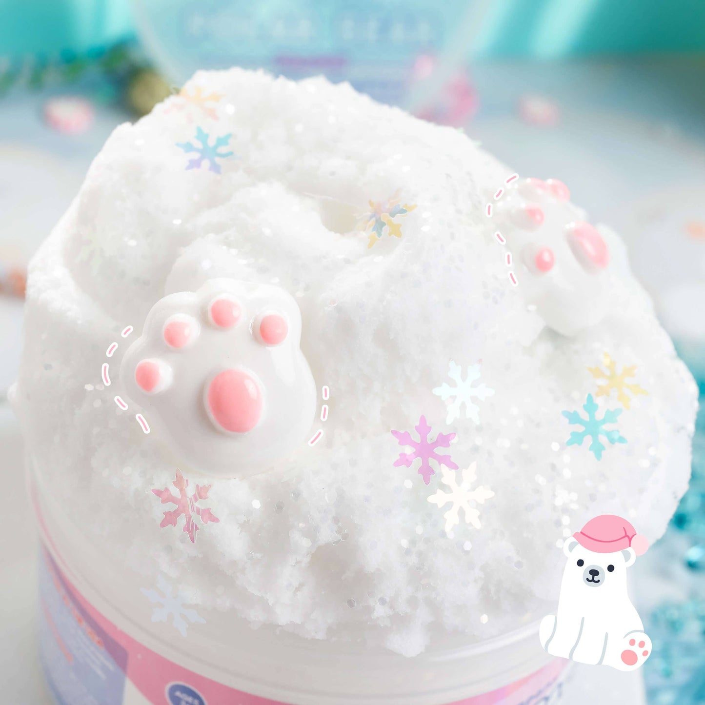 Polar Bear Tracks Cloud Slime (4pcs/case)