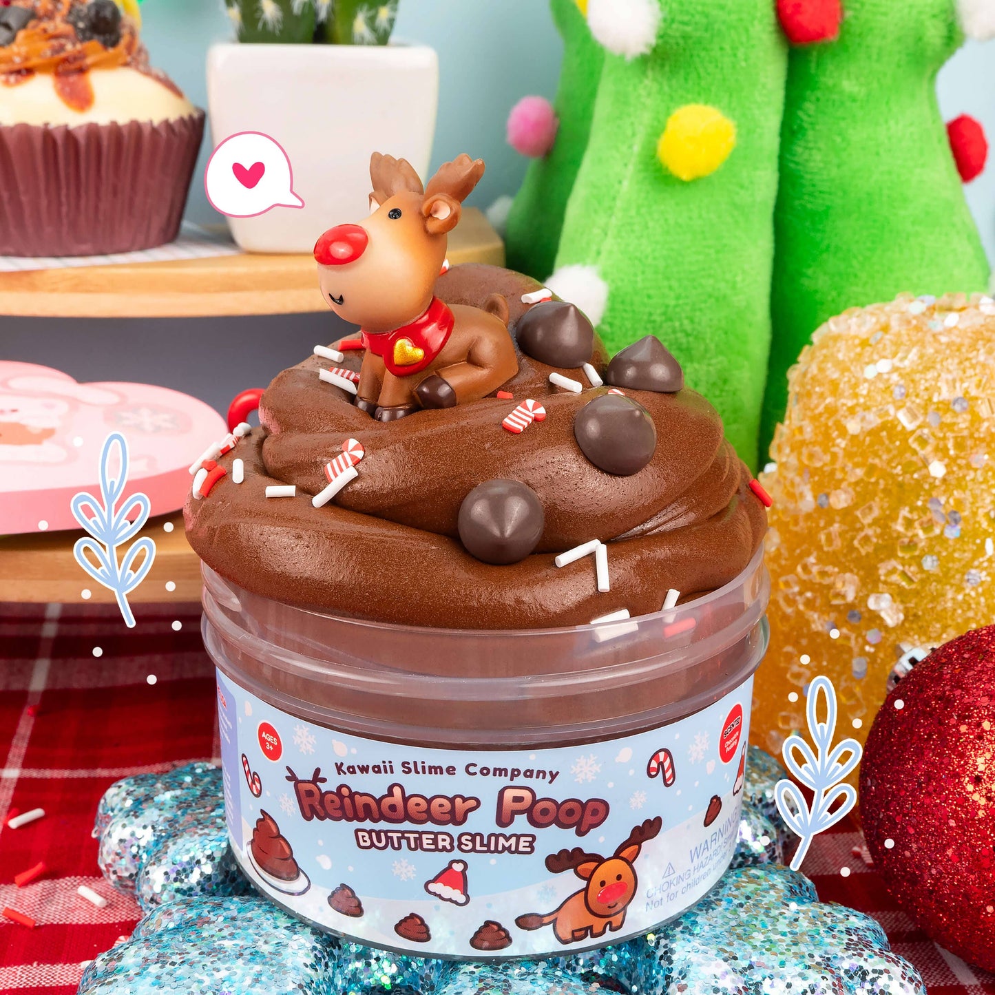 Reindeer Poop Butter Signature Dome™ Slime (4pcs/case)