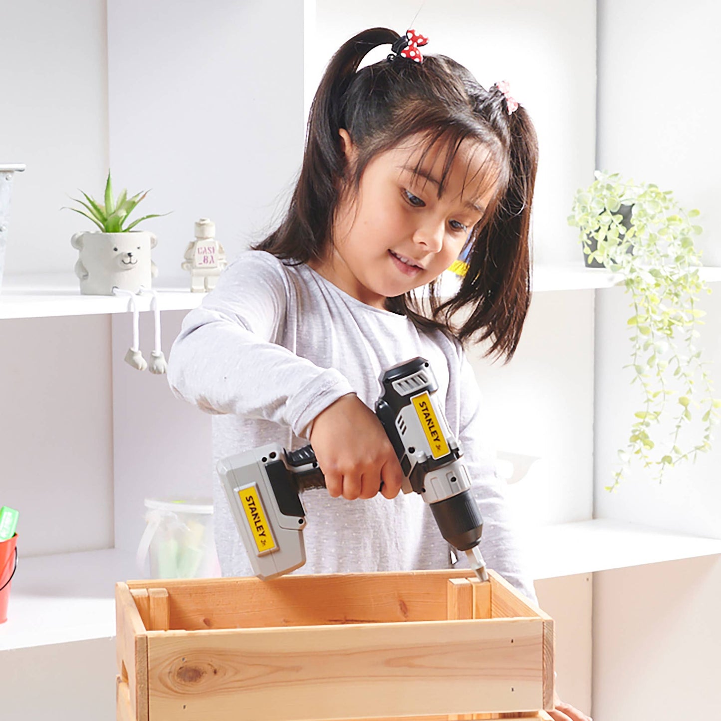 Red Toolbox Stanley Jr. Power Drill