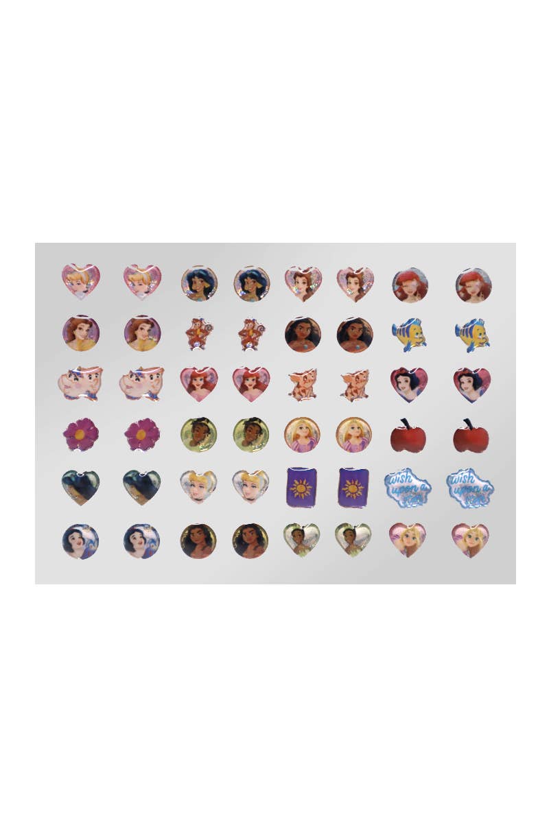 UPD P24SE Disney Princess 24 Pairs Sticker Earrings - 12set