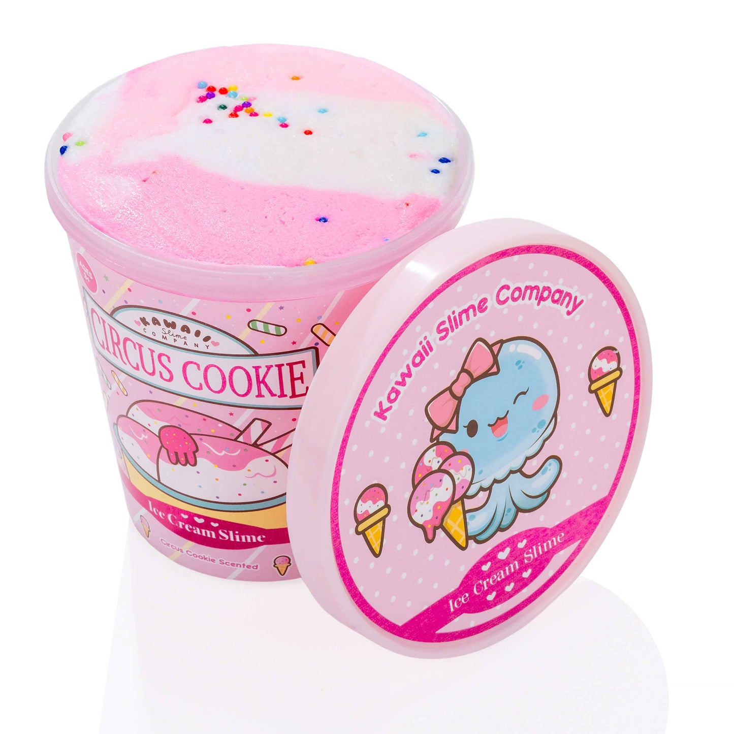 Circus Cookie Scented Ice Cream Pint Slime (5pcs/case)