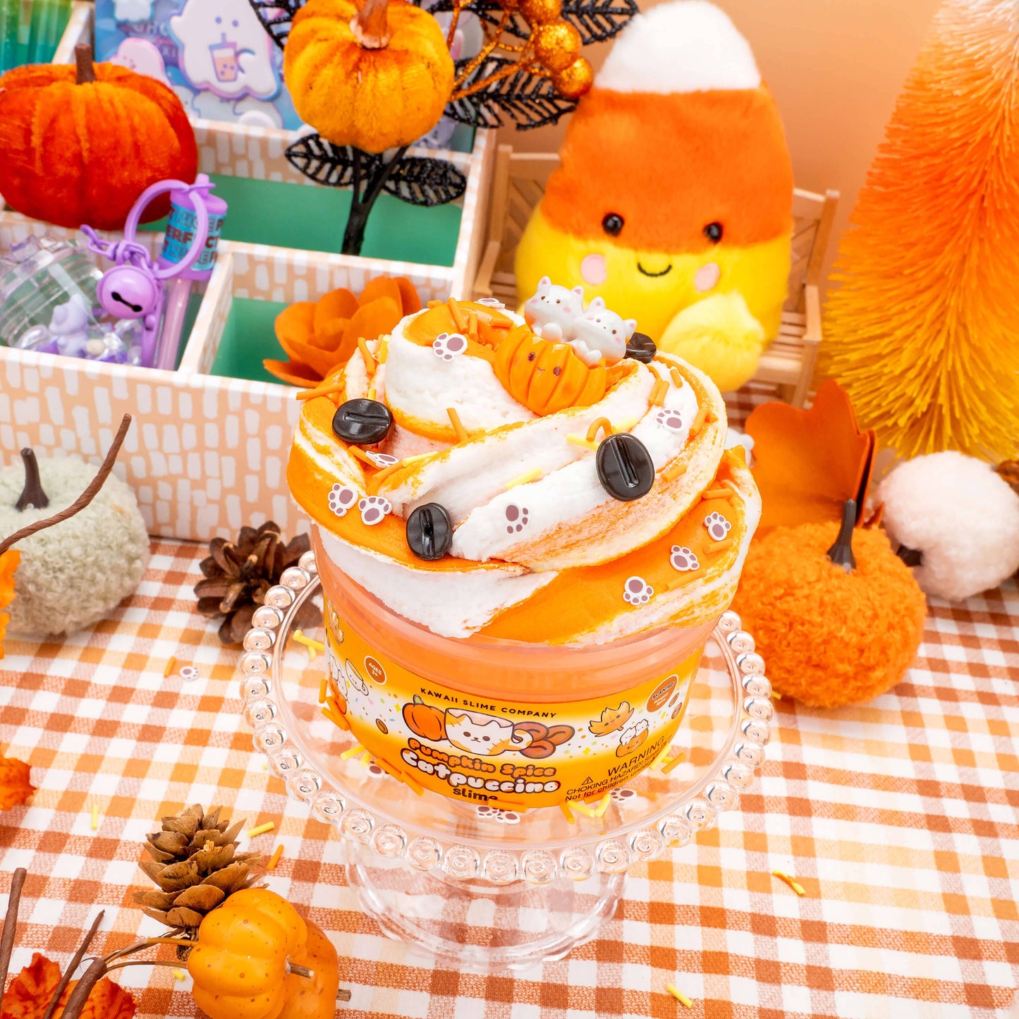 Pumpkin Spice Catpuccino Butter Slime (4pcs/case)