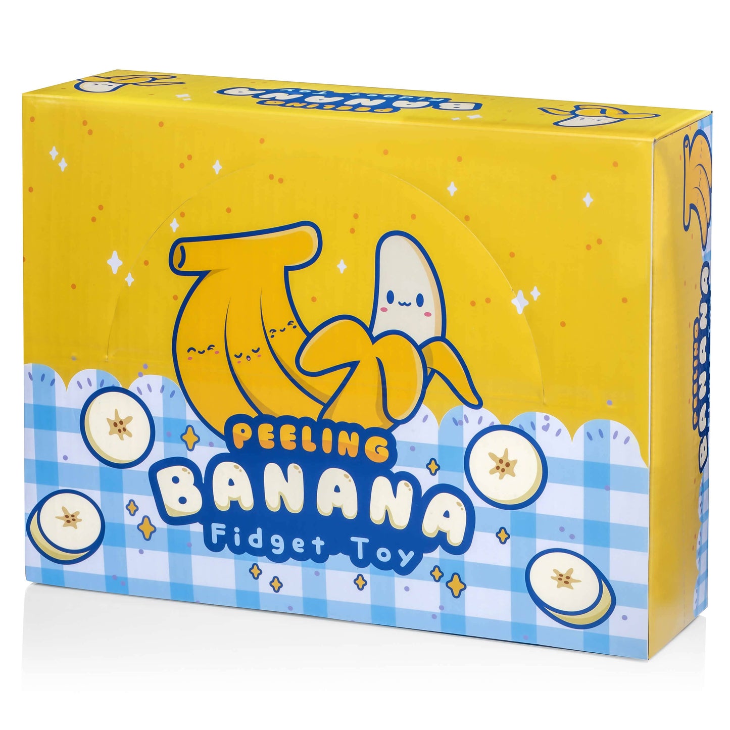 Peeling Banana Squishy Stress Toy (12pcs/case)