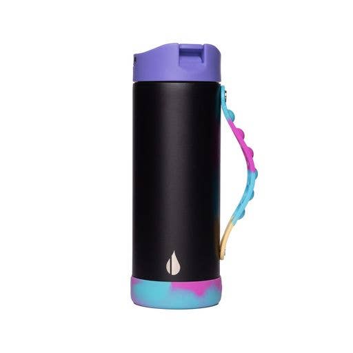 14oz Iconic Pop Bottle - Black Tie Dye