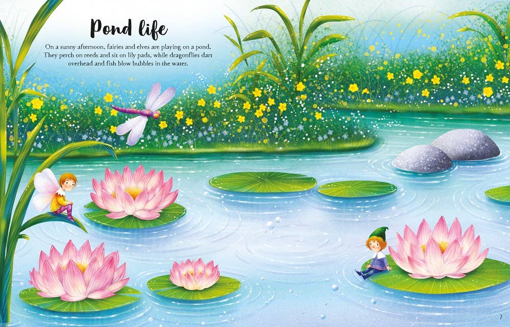 Fairies, Pixies and Elves Sticker Book : Usborne