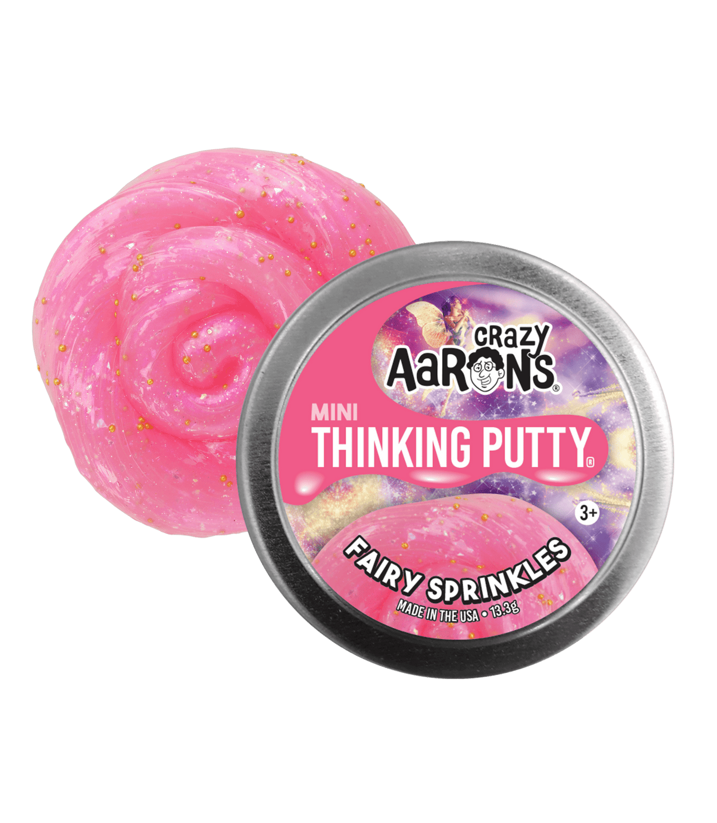 Mini Fairy Sprinkles - 2" Thinking Putty Tin