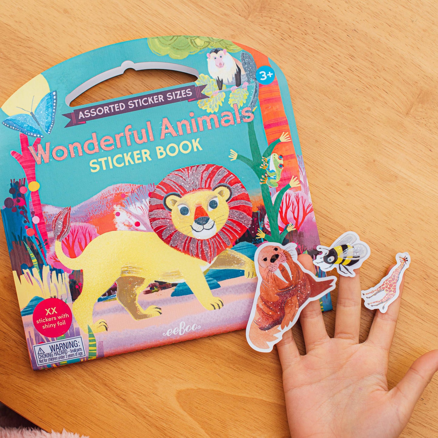 Wonderful Animals Shiny Sticker Book