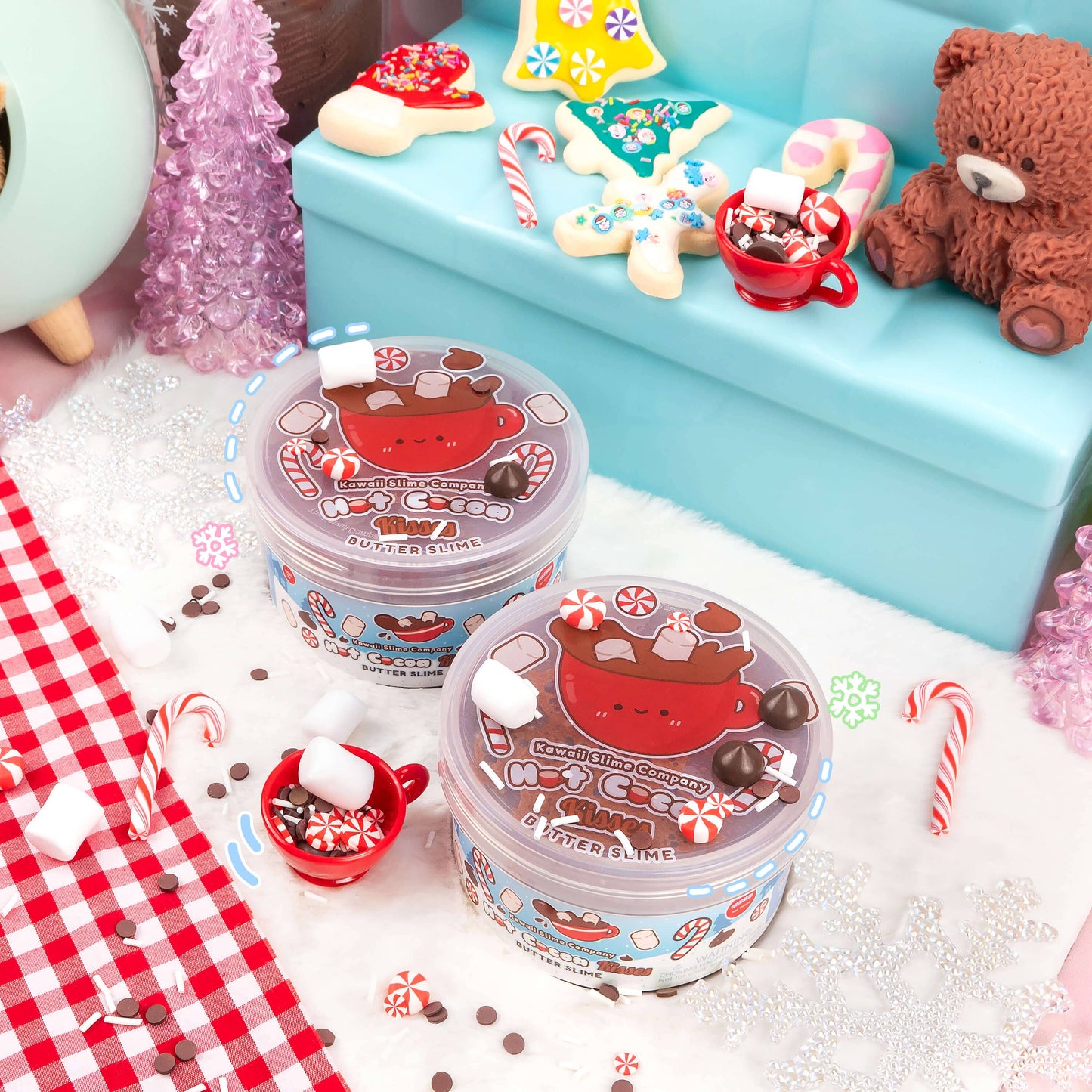 Hot Cocoa Kisses Butter Signature Dome™ Slime (4pcs/case)