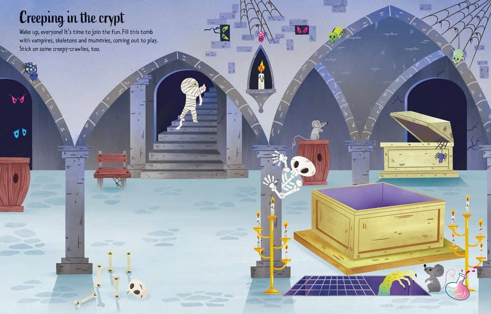 First Sticker Book Halloween : Usborne