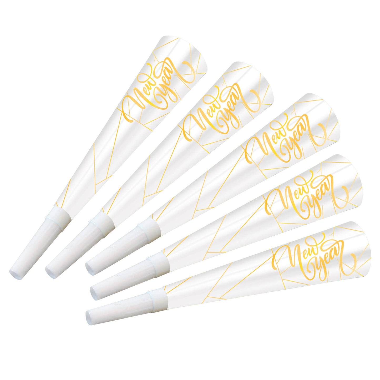 White New Year Gold Horns