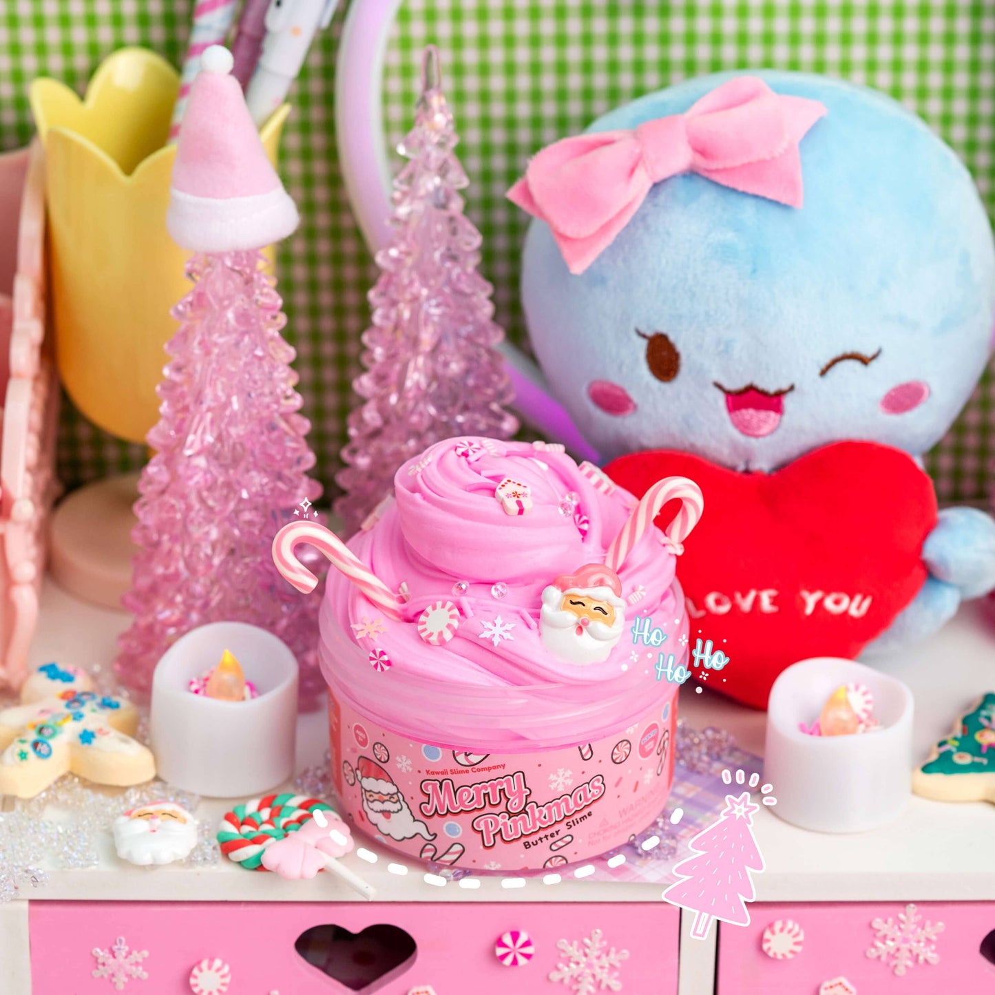 Merry Pinkmas Butter Signature Dome™ Slimes (4pcs/case)