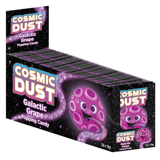 Cosmic Dust Galactic Grape Popping Candy .35oz, 32ct