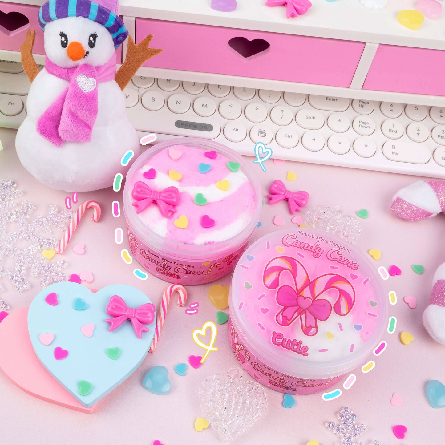 Candy Cane Cutie Butter Slime (4pcs/case)