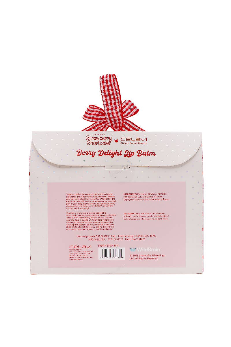 Celavi SS60139H Strawberry Shortcake Berry Lip Balm - 12