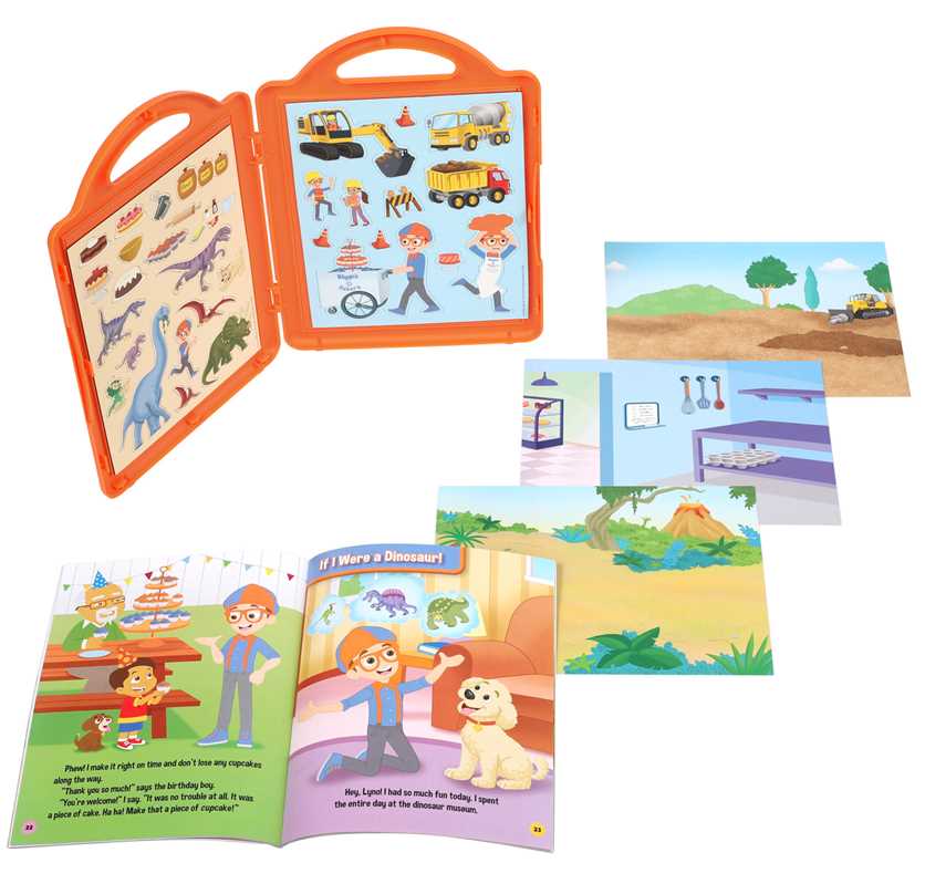 Blippi: Adventures with Blippi Magnetic Play Set by Editors of Studio Fun International