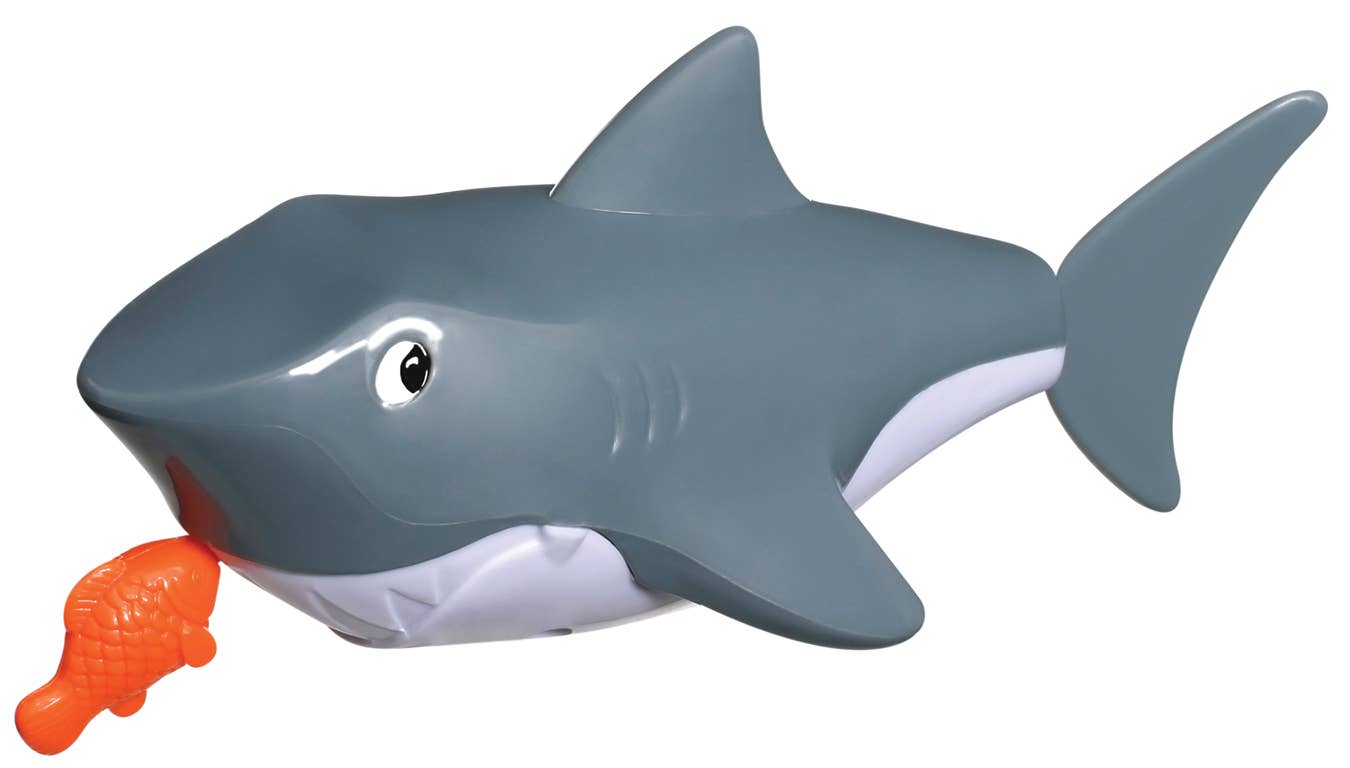 Pull-String Shark, Swimming Bath Toy, Pool Toy