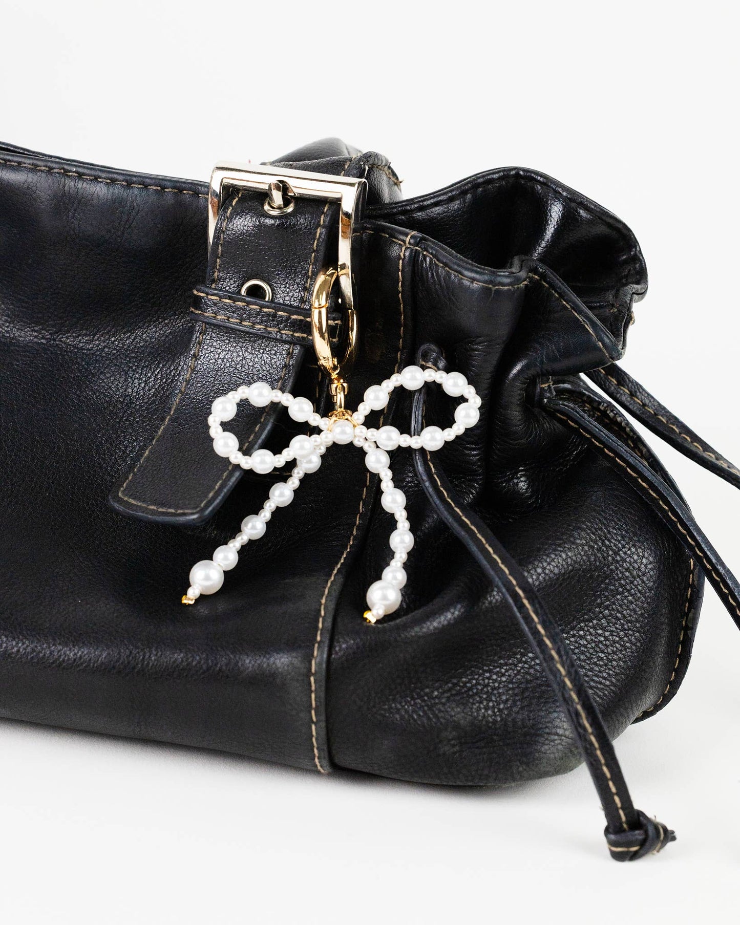 Mixed Pearl Coquette Bow Keychain Bag Charm Keychain