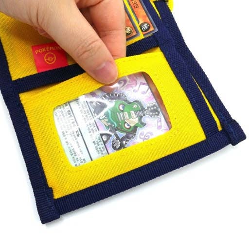 Pokémon Pikachu Velcro Neck Wallet – Tri-Fold ID Wallet