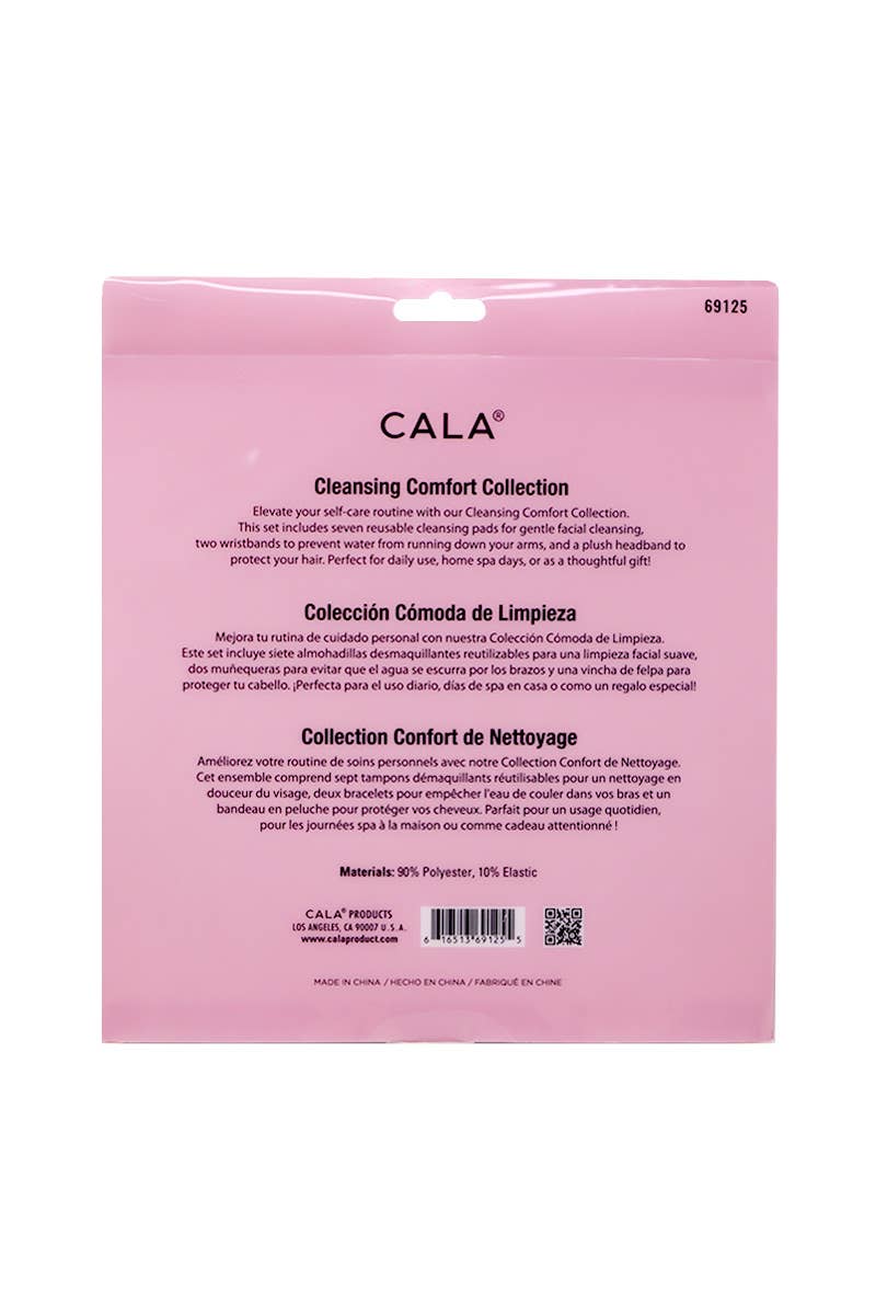 CALA 69125 Pink 10 pcs Cleansing Comfort Collection - 3 set