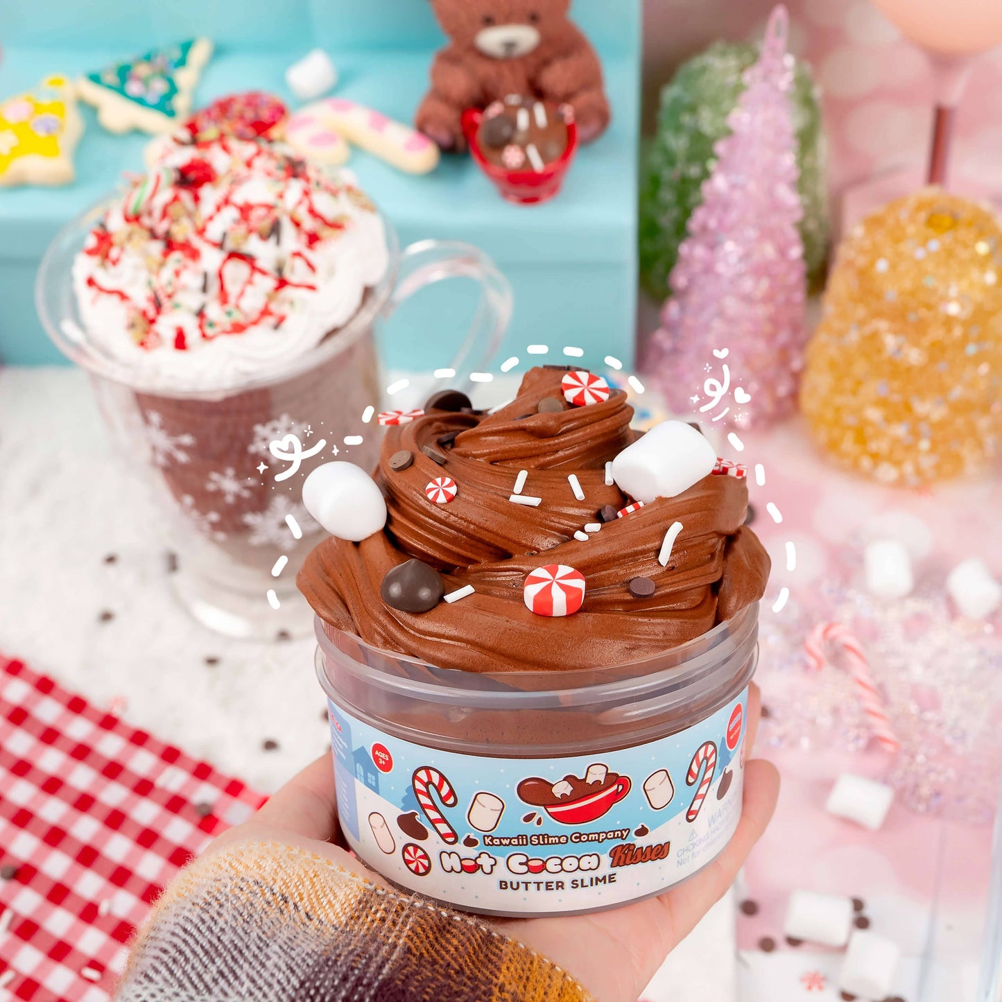 Hot Cocoa Kisses Butter Signature Dome™ Slime (4pcs/case)