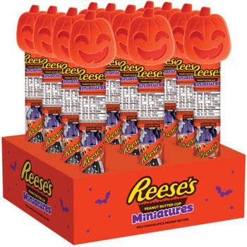 Reese's PB Cup Miniatures w/ Halloween Foils, 12ct Display