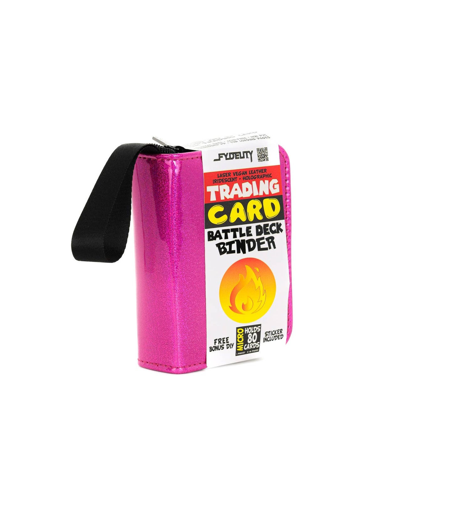 Trading Card Binder - Laser Pink