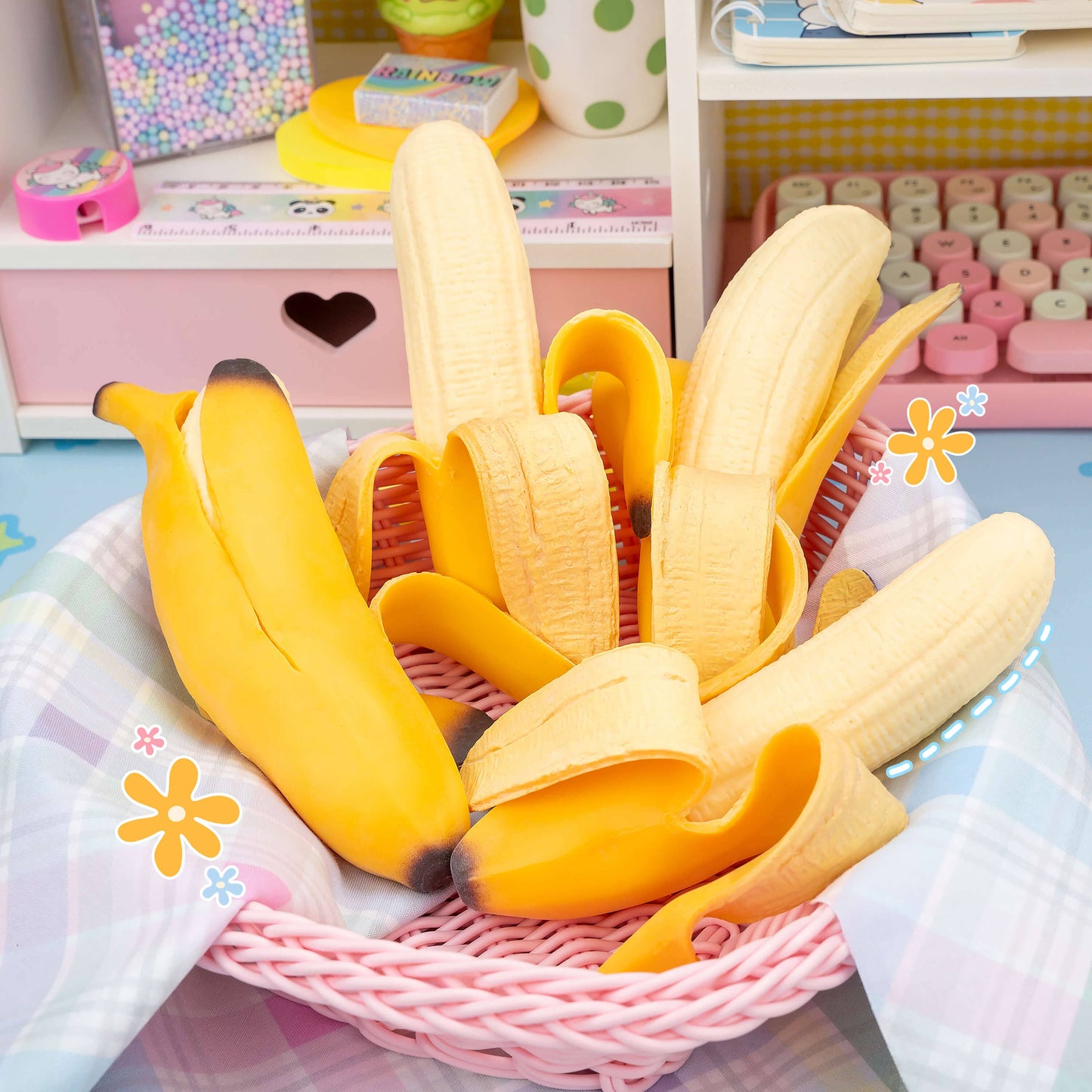 Peeling Banana Squishy Stress Toy (12pcs/case)