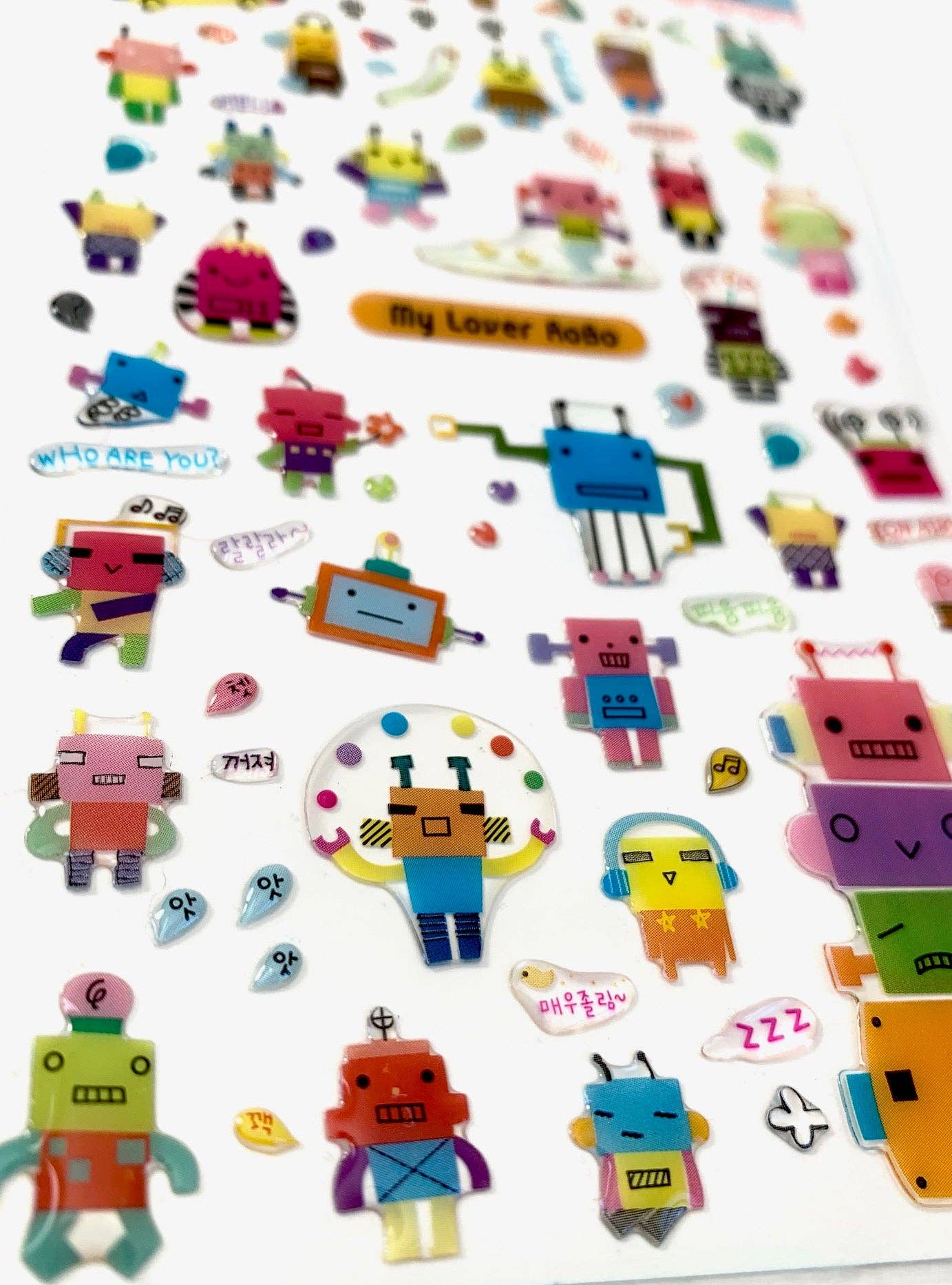 My Lover Robo Gel Sticker