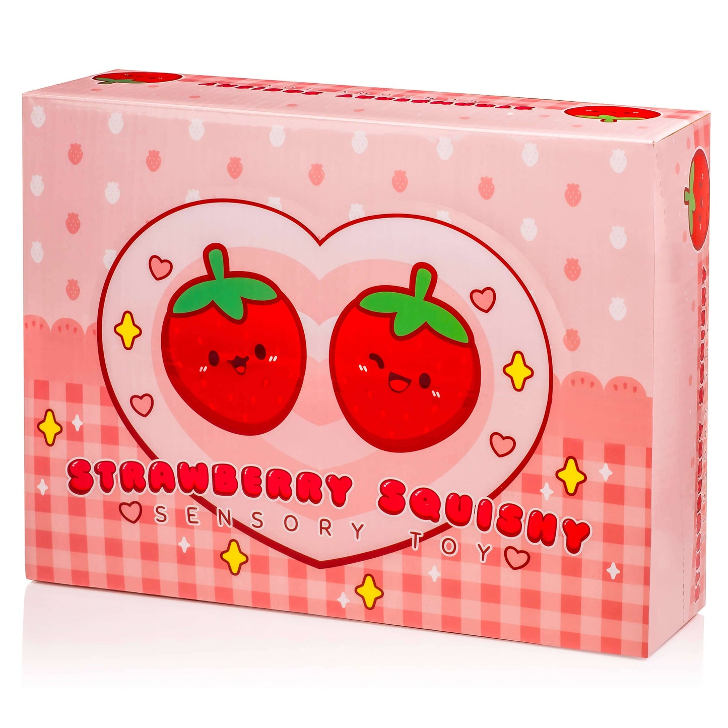 Strawberry Shaped Sensory Squishy Toy (12pc/case)