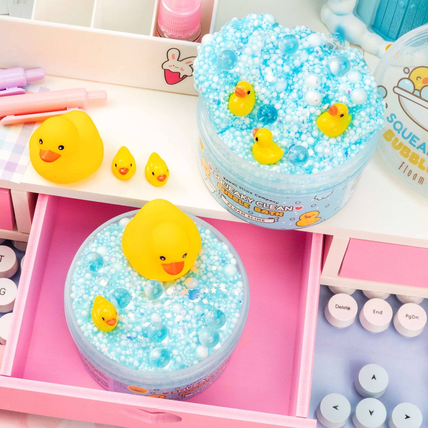 Squeaky Clean Bubble Bath Floam Slime (4pcs/case)