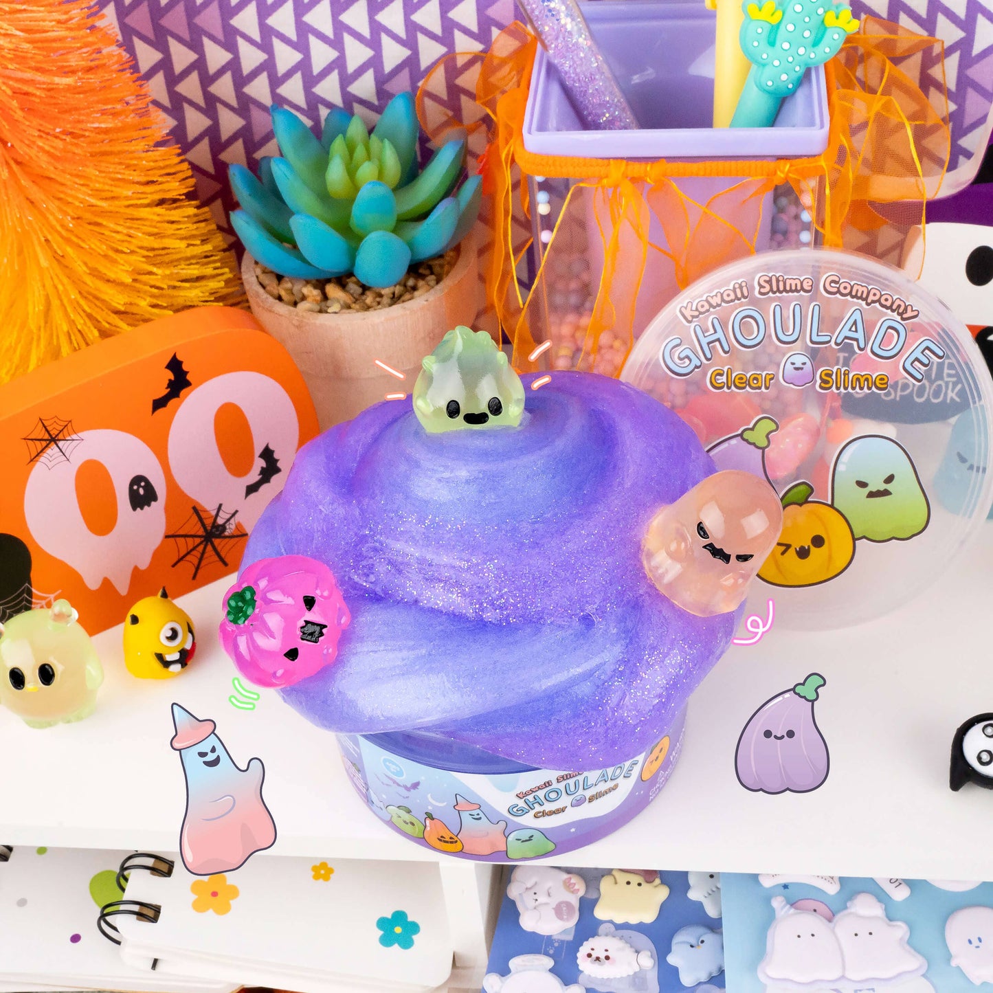Ghoulade Clear Slime (4pcs/case)