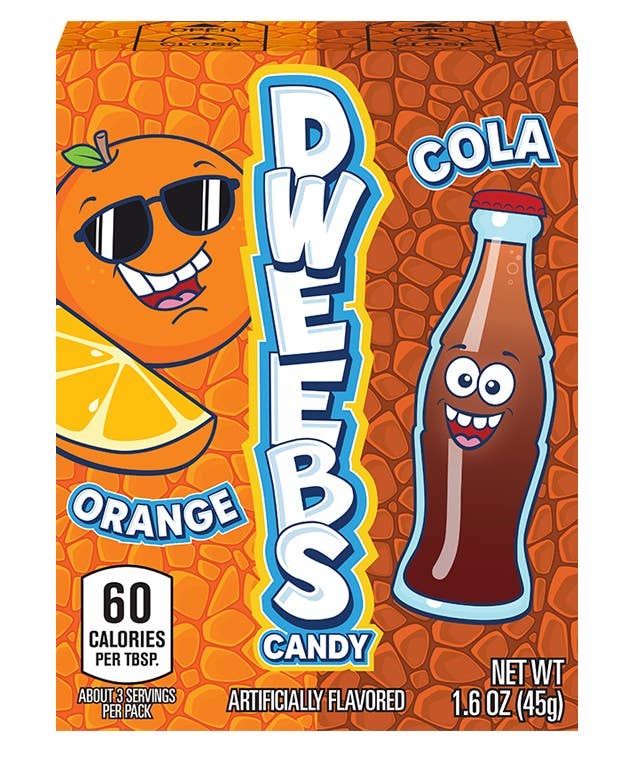 Dweebs Candy Orange & Cola 1.6oz, 24ct