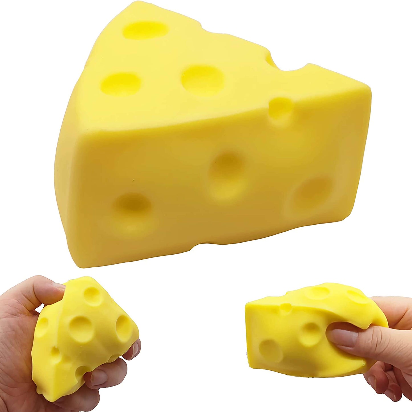 So Cheesy! Cheese Shaped Squishy Stress Toy (12pcs/case)