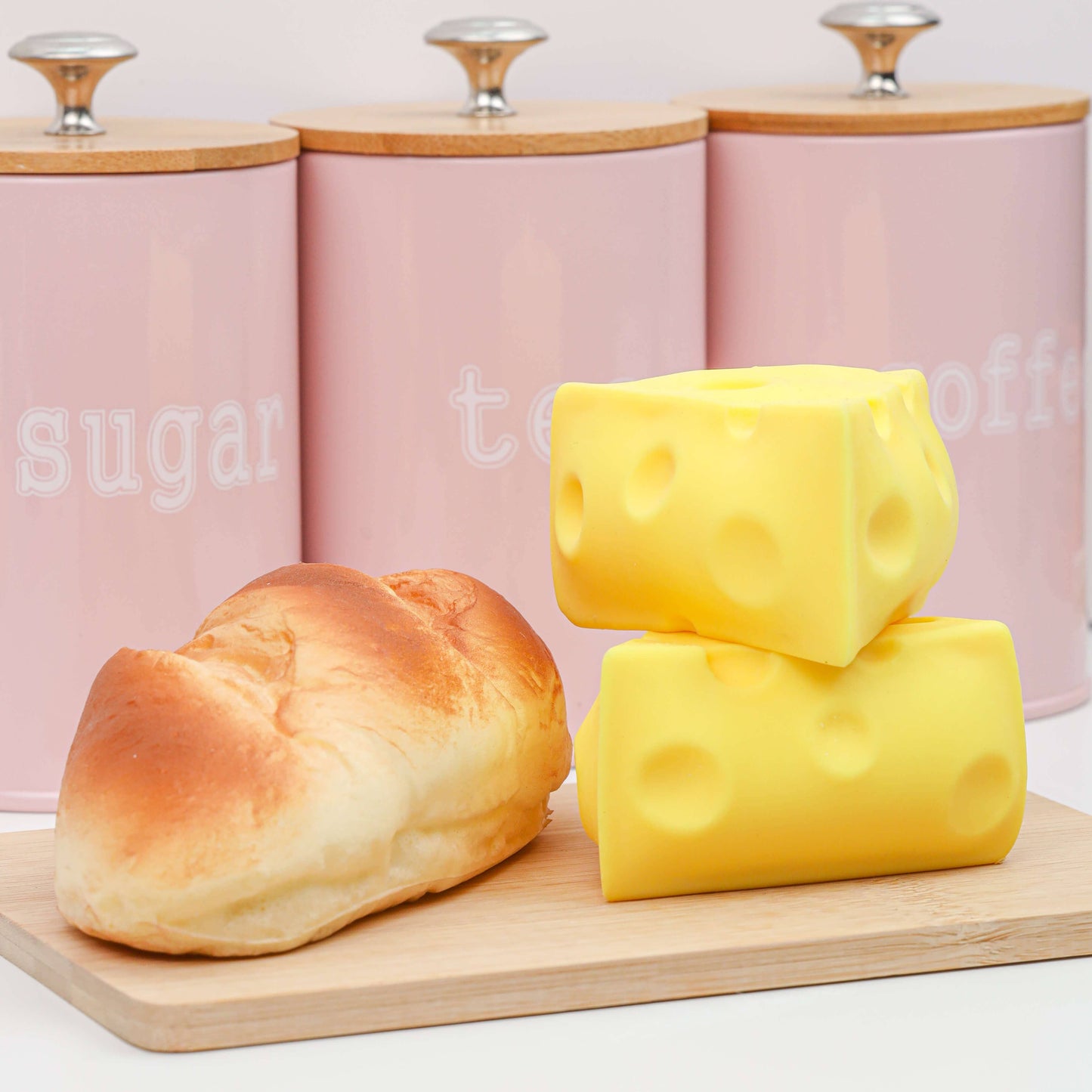 So Cheesy! Cheese Shaped Squishy Stress Toy (12pcs/case)