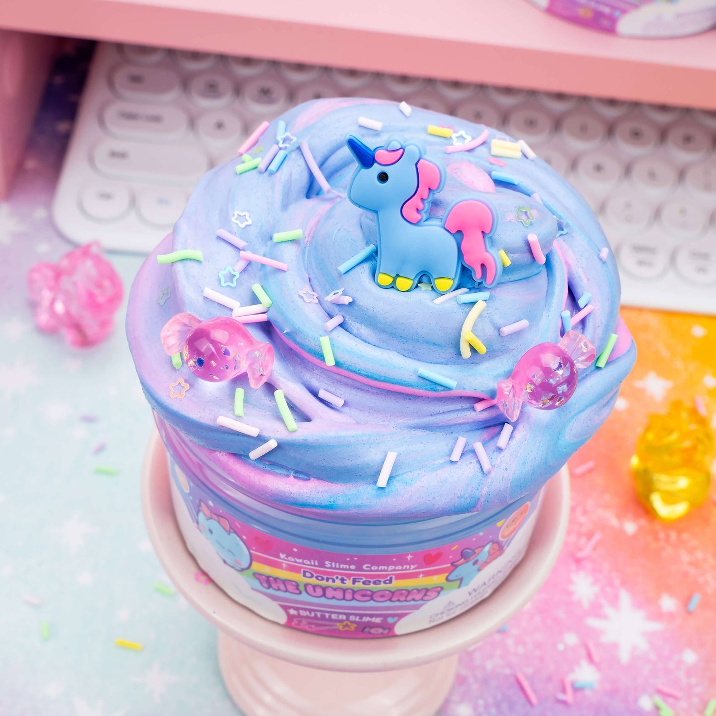 Don't Feed the Unicorns Butter Slime (4pcs/case)