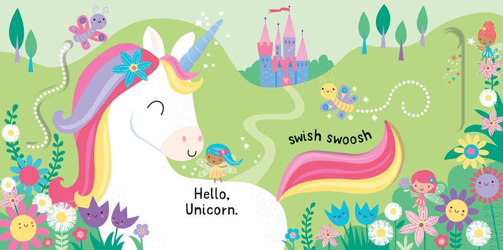Slide And See Unicorns board book: Usborne