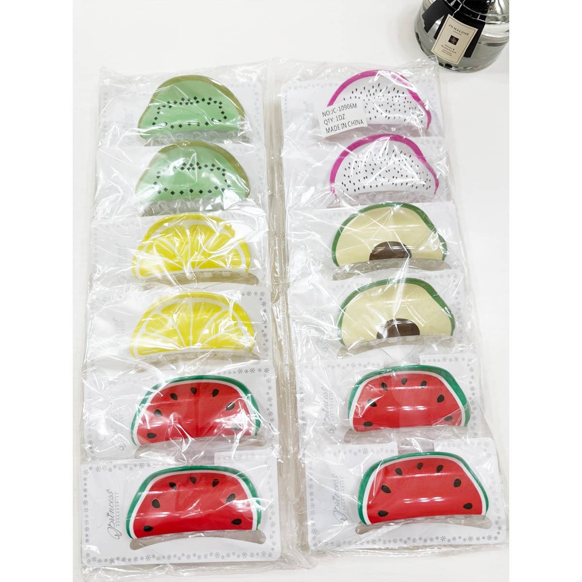 Fruit and Avocado Theme Hair Claw Clip