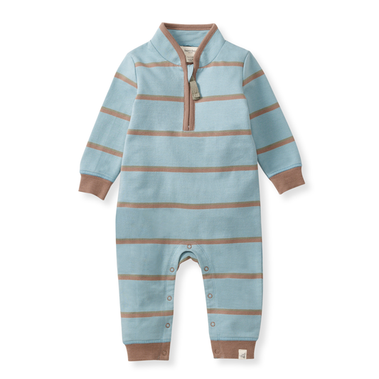 Holland Stripe Infant Blue Jumpsuit