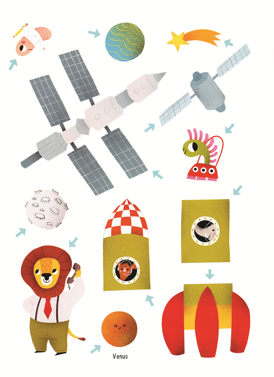 Big Stickers, Space