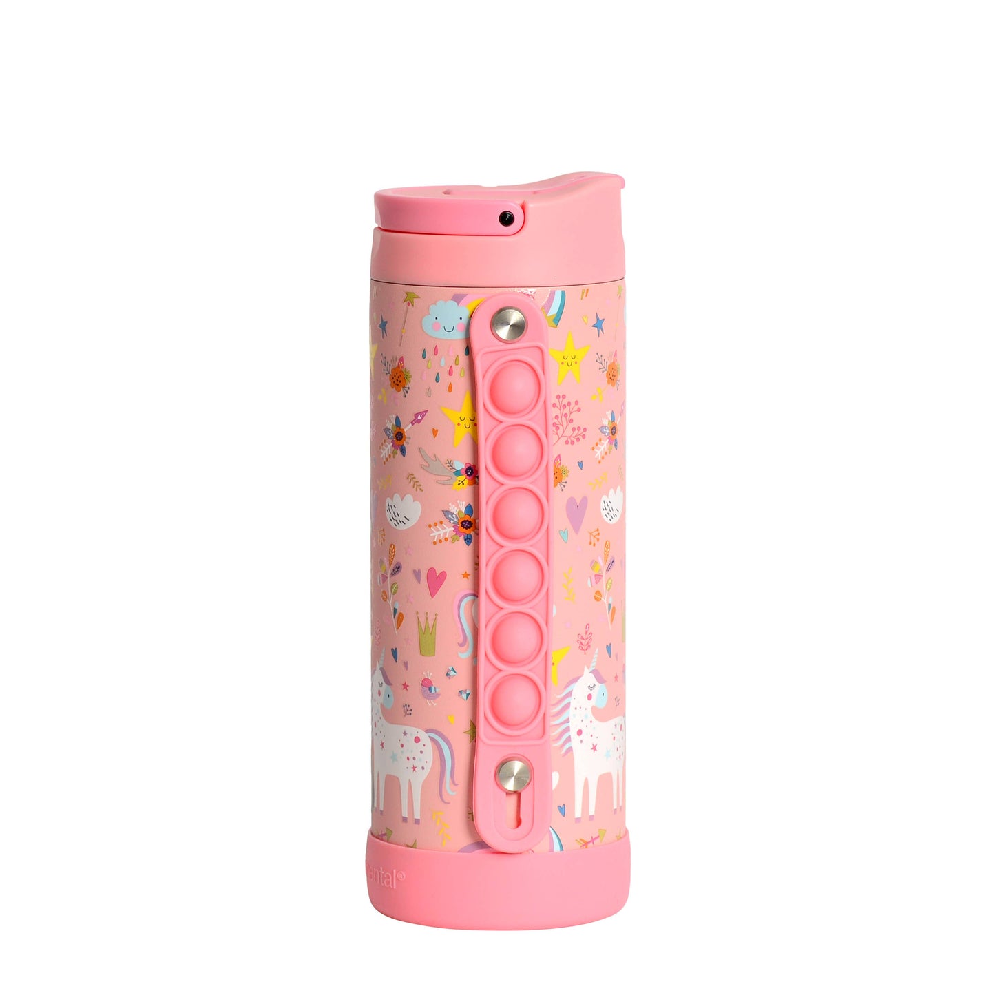 14oz Iconic Pop Bottle - Pink Unicorn