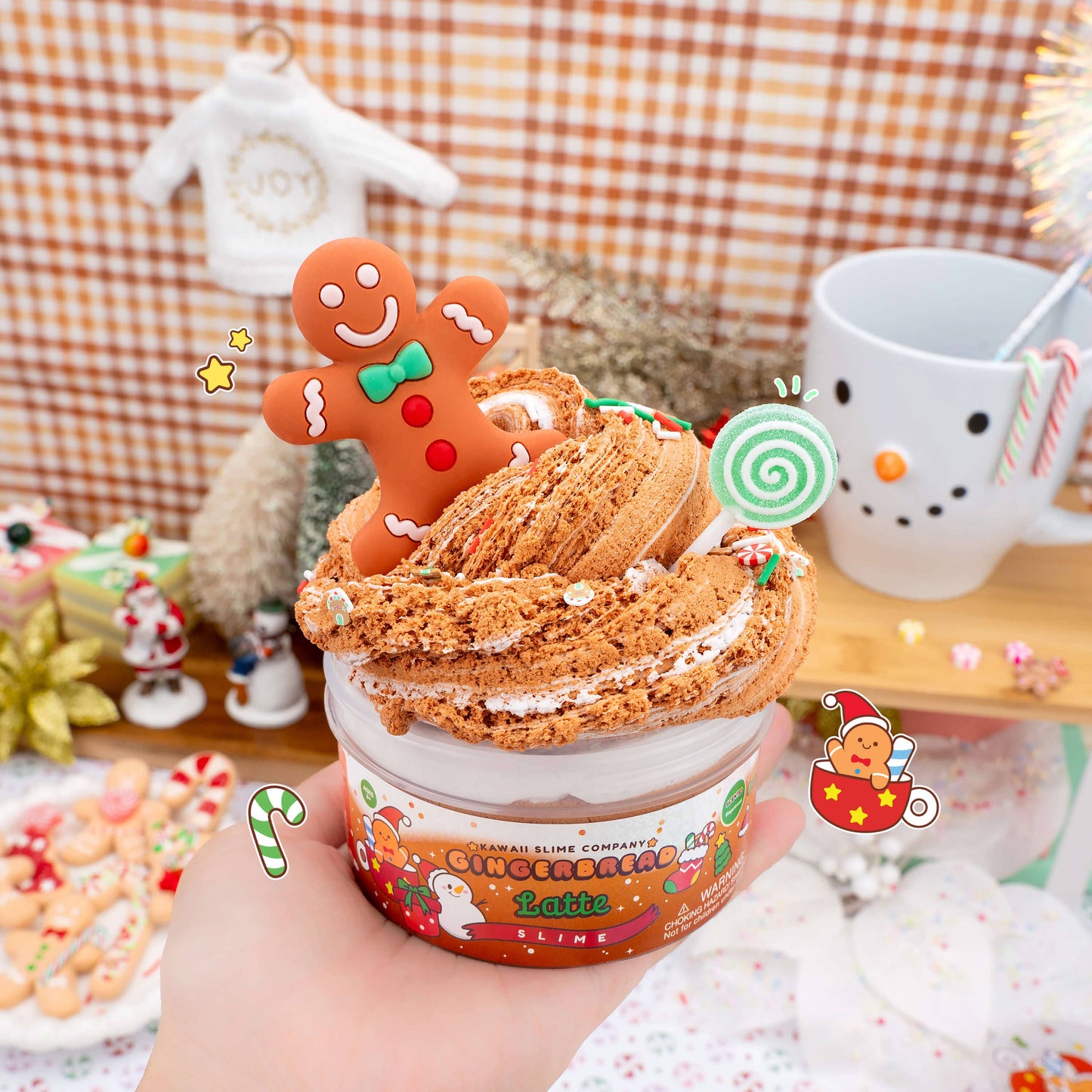 Gingerbread Latte Butter Signature Dome™ Slime (4pcs/case)