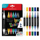 Shake & Paint Acrylic Markers 6 Ct Classic Colors