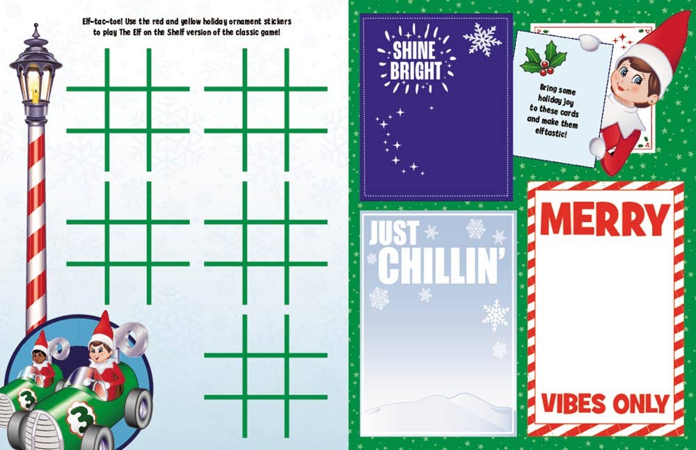Elf on the Shelf: Stocking Stuffer Sticker Book