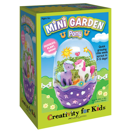 Grow a Mini Garden - Pony - DIY Craft Kit for Kids