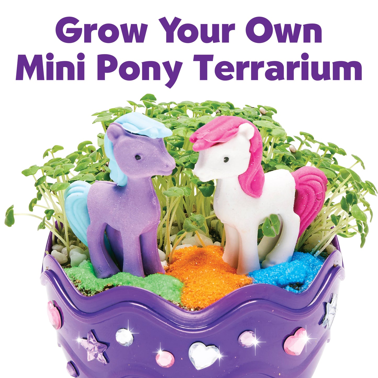 Grow a Mini Garden - Pony - DIY Craft Kit for Kids