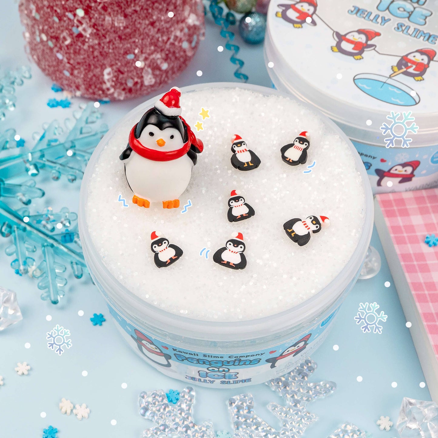 Penguins On Ice Jelly Signature Dome™ Slime (4pcs/case)