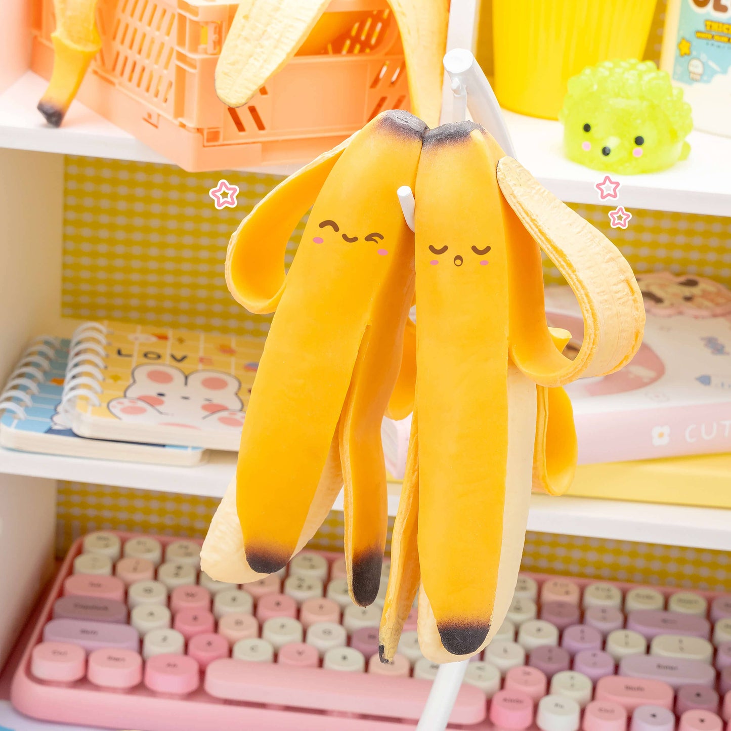 Peeling Banana Squishy Stress Toy (12pcs/case)
