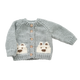 Bear Cardigan, Bowie Grey | Baby & Kid Sweater